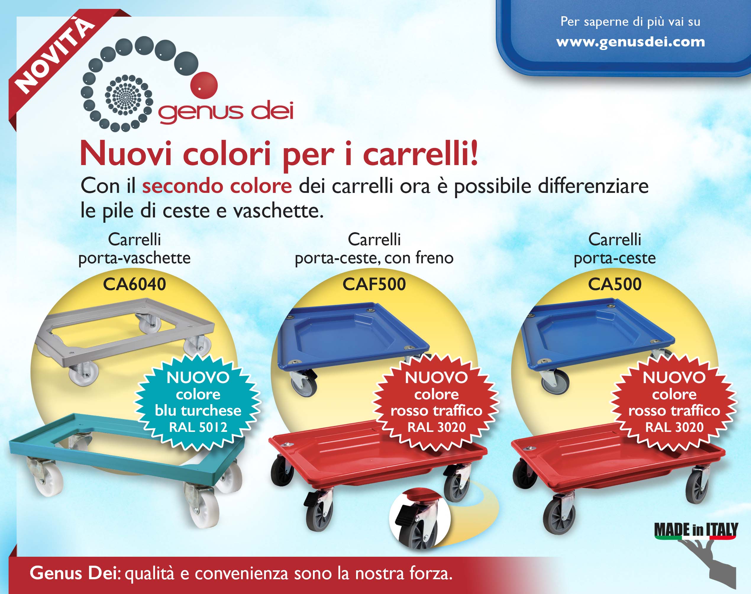 New Carts Colors Genus Dei